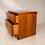 Load image into Gallery viewer, Pair of Mid-Century Modern Teak Bedside Drawers by Stag

