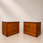 Load image into Gallery viewer, Pair of Mid-Century Modern Teak Bedside Drawers by Stag
