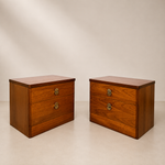 Load image into Gallery viewer, Pair of Mid-Century Modern Teak Bedside Drawers by Stag
