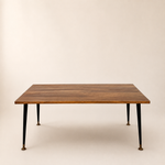 Load image into Gallery viewer, Vintage Dansette Legs Teak Veneer Coffee Table
