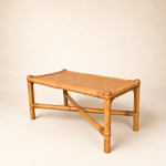 Load image into Gallery viewer, Vintage Bamboo &amp; Cane Coffee Table

