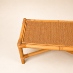 Load image into Gallery viewer, Vintage Bamboo &amp; Cane Coffee Table
