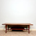 Load image into Gallery viewer, Mid Century Surfboard Teak Coffee Table by Richard Hornby
