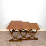 Load image into Gallery viewer, Nathan Citadel Nest of Three Tables — 1970s Teak
