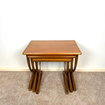 Load image into Gallery viewer, Nathan Citadel Nest of Three Tables — 1970s Teak
