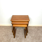 Load image into Gallery viewer, Nathan Citadel Nest of Three Tables — 1970s Teak
