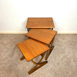 Load image into Gallery viewer, Nathan Citadel Nest of Three Tables — 1970s Teak
