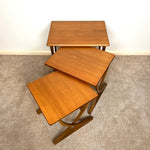 Load image into Gallery viewer, Nathan Citadel Nest of Three Tables — 1970s Teak
