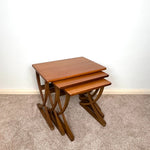 Load image into Gallery viewer, Nathan Citadel Nest of Three Tables — 1970s Teak
