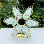 Load image into Gallery viewer, Pair of Mid Century Lotus Flower Wall Lamp, Regency Style
