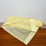 Load image into Gallery viewer, Vintage Yellow Cellular Large Blanket King size
