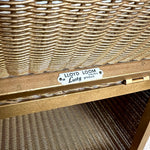 Load image into Gallery viewer, Original Lloyd Loom Lusty Vintage Gold Laundry Linen Basket , Bedside table

