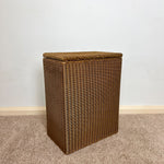 Load image into Gallery viewer, Original Lloyd Loom Lusty Vintage Gold Laundry Linen Basket , Bedside table
