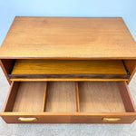 Load image into Gallery viewer, G Plan Teak TV Unit — Drawer, Shelf &amp; Castors
