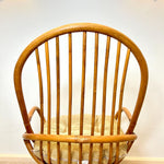 Load image into Gallery viewer, Vintage Bamboo Cane Swivel Egg Chair with seat cushion

