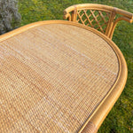 Load image into Gallery viewer, Vintage Bamboo Compact Bistro Breakfast Dining Set Bar
