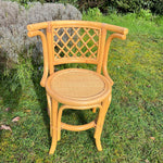 Load image into Gallery viewer, Vintage Bamboo Compact Bistro Breakfast Dining Set Bar
