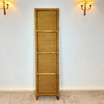 Load image into Gallery viewer, Vintage Wicker Three Panel Room Divider — 1980s
