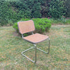 Marcel Breuer Style Cesca Chair — Chrome & Rattan
