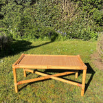 Load image into Gallery viewer, Vintage Bamboo &amp; Cane Coffee Table
