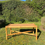 Load image into Gallery viewer, Vintage Bamboo &amp; Cane Coffee Table

