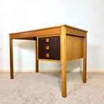 Load image into Gallery viewer, Domino Møbler Desk — Scandinavian Mid-Century, Three Drawers
