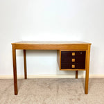 Load image into Gallery viewer, Domino Møbler Desk — Scandinavian Mid-Century, Three Drawers
