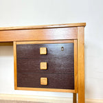 Load image into Gallery viewer, Domino Møbler Desk — Scandinavian Mid-Century, Three Drawers
