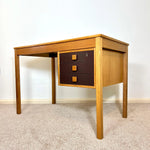 Load image into Gallery viewer, Domino Møbler Desk — Scandinavian Mid-Century, Three Drawers
