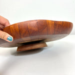 Load image into Gallery viewer, Vintage Teak Lazy Susan &amp; Cheese Board Set

