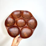 Load image into Gallery viewer, Vintage Teak Lazy Susan &amp; Cheese Board Set
