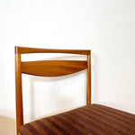 Load image into Gallery viewer, Pair of McIntosh Teak Dining Chairs — Brown Bouclé Upholstery
