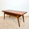 BC Møbler Danish Teak Elevator Table — Coffee Table to Dining Table