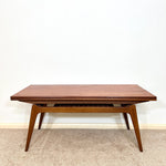 Load image into Gallery viewer, BC Møbler Danish Teak Elevator Table — Coffee Table to Dining Table
