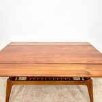 Load image into Gallery viewer, BC Møbler Danish Teak Elevator Table — Coffee Table to Dining Table
