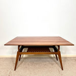 Load image into Gallery viewer, BC Møbler Danish Teak Elevator Table — Coffee Table to Dining Table
