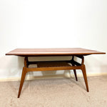 Load image into Gallery viewer, BC Møbler Danish Teak Elevator Table — Coffee Table to Dining Table
