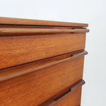 Load image into Gallery viewer, Vintage Avalon Teak Chest of Drawers, Mid Century Modern Retro Tallboy Drawers
