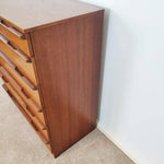 Load image into Gallery viewer, Vintage Avalon Teak Chest of Drawers, Mid Century Modern Retro Tallboy Drawers
