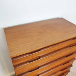 Load image into Gallery viewer, Vintage Avalon Teak Chest of Drawers, Mid Century Modern Retro Tallboy Drawers

