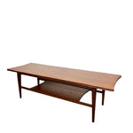 Load image into Gallery viewer, Mid Century Surfboard Teak Coffee Table by Richard Hornby

