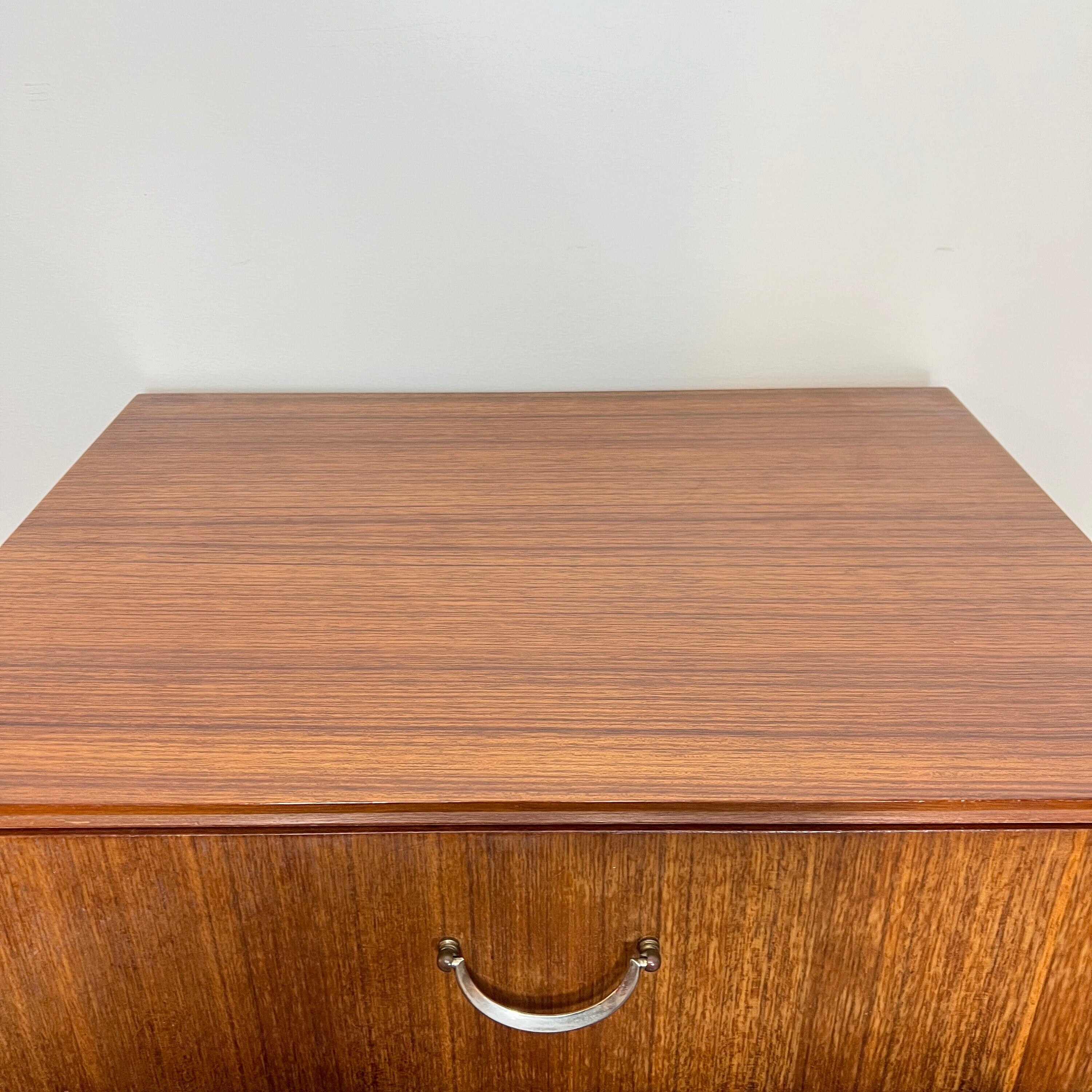 Mid Century Tallboy by Meredew, Teak Chest of Drawers
