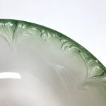Load image into Gallery viewer, XL Vintage Floral  Green &amp; White Wash Bowl Basin
