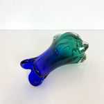 Load image into Gallery viewer, Vintage  Blue &amp; Green Czech / Bohemian Vase
