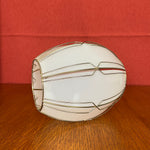 Load image into Gallery viewer, 50s 60s Vintage Plastic Lamp Shade with Gold details
