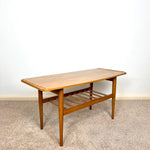 Load image into Gallery viewer, Vintage Formica Coffee Table with storage rack
