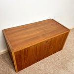 Load image into Gallery viewer, Mid Century PS System Teak Shelving Unit, Cado Storage Drinks Cabinet
