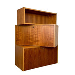 Load image into Gallery viewer, Mid Century PS System Teak Shelving Unit, Cado Storage Drinks Cabinet
