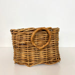 Load image into Gallery viewer, Vintage Wicker Storage Log Basket with Handles

