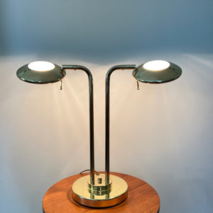 Jan des Bouvrie Vintage Brass Dimmable Table Lamp